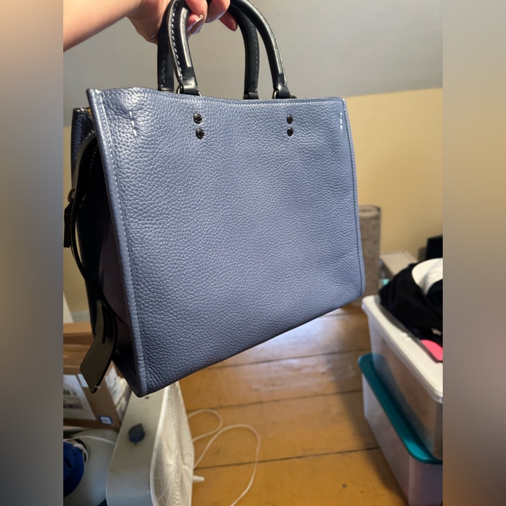 Coach Rogue in Colorblock Washed Chambray - Picture 11 of 14